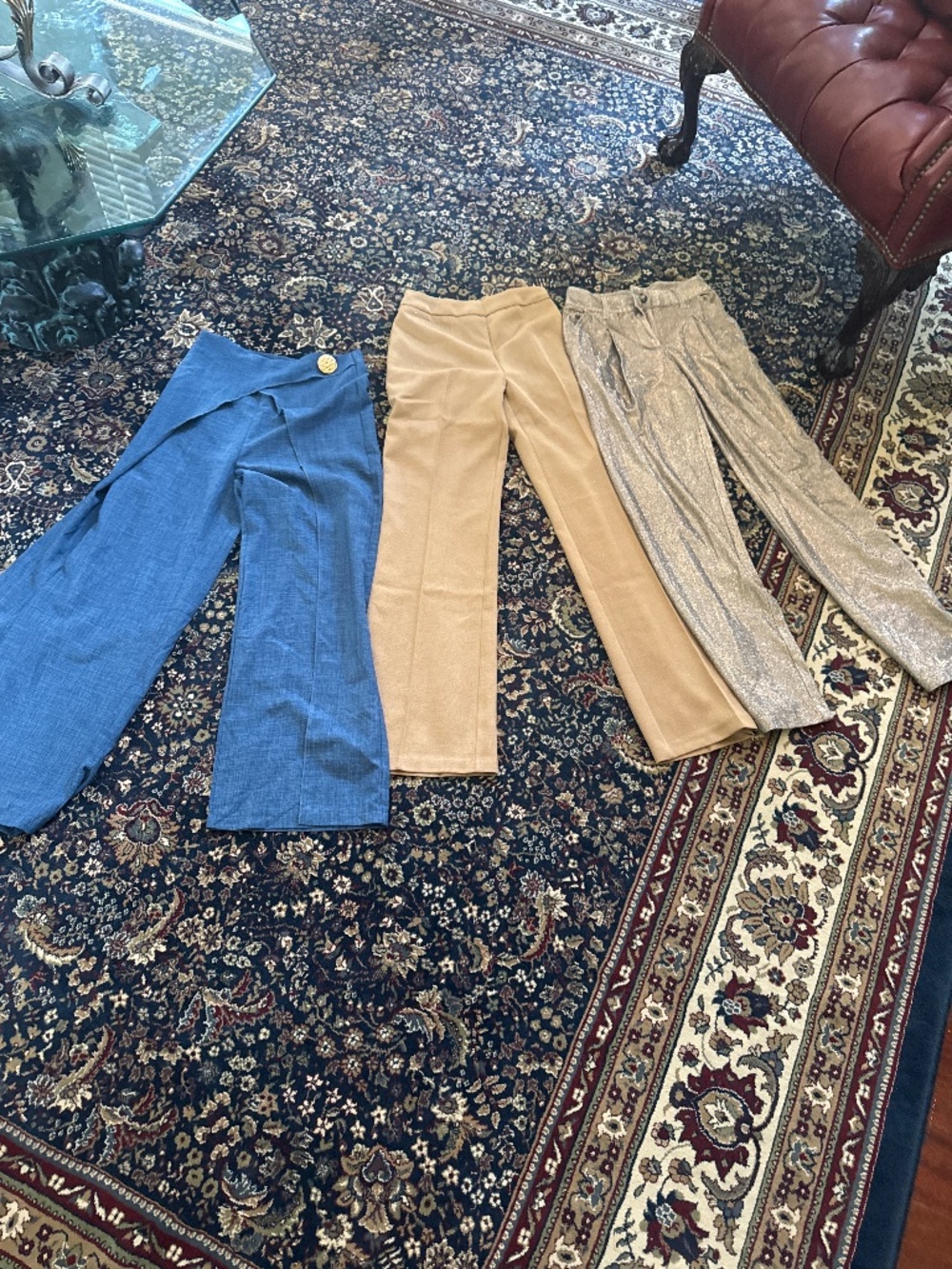 3 new no tags dress pants lady’s all different kinds size xs
